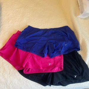 3 pairs Old Navy running shorts